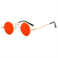 Retro Hip Hop Sunglasses Small Round Frame Funny Shades