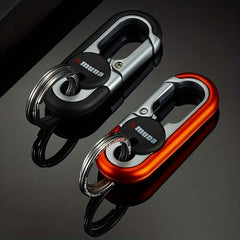 1pc Car Accessories Key Chain Metal Key Ring Men's Waist Hanging Key Pendant