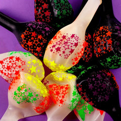 10pcs Bright Fluorescent Birthday Balloons for Party Decorations