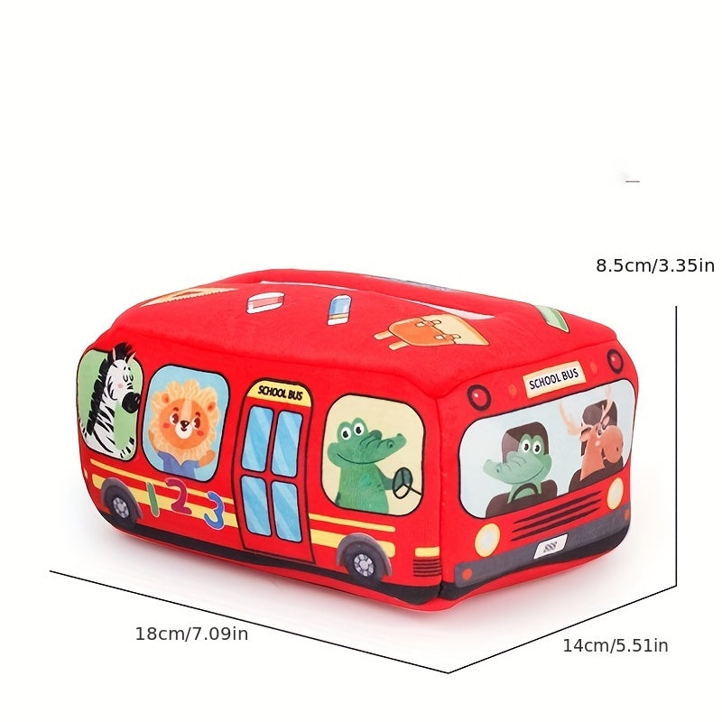 Baby Tissue Box Sensory Toy with Pleated Toys
