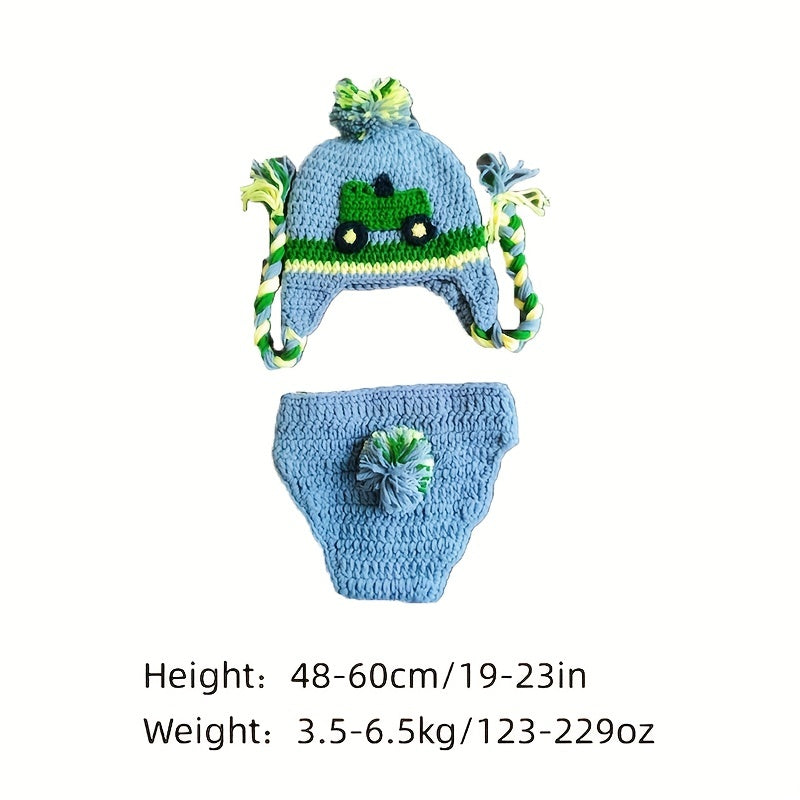 Newborn Photography Cars Wool Set Baby Shower Souvenirs