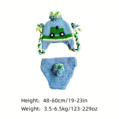 Newborn Photography Cars Wool Set Baby Shower Souvenirs