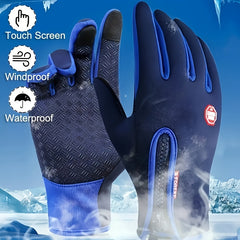 Winter Warm Touch Screen Gloves Waterproof Cold Weather Windproof