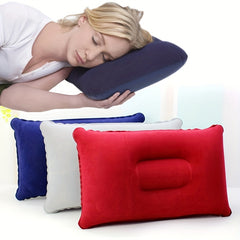 1pc Inflatable Square Pillow for Travel Camping Holiday