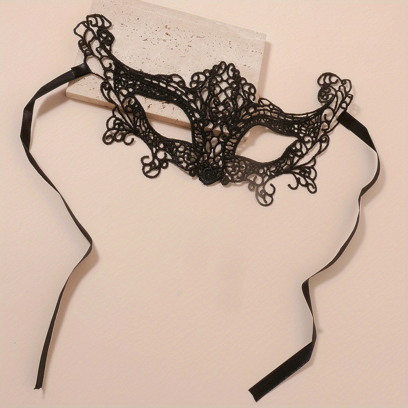 Lace Pop Prom Mask Punk Style Face Accessories