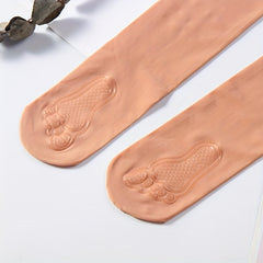 Sexy High Waist Anti-snag Footed Pantyhose