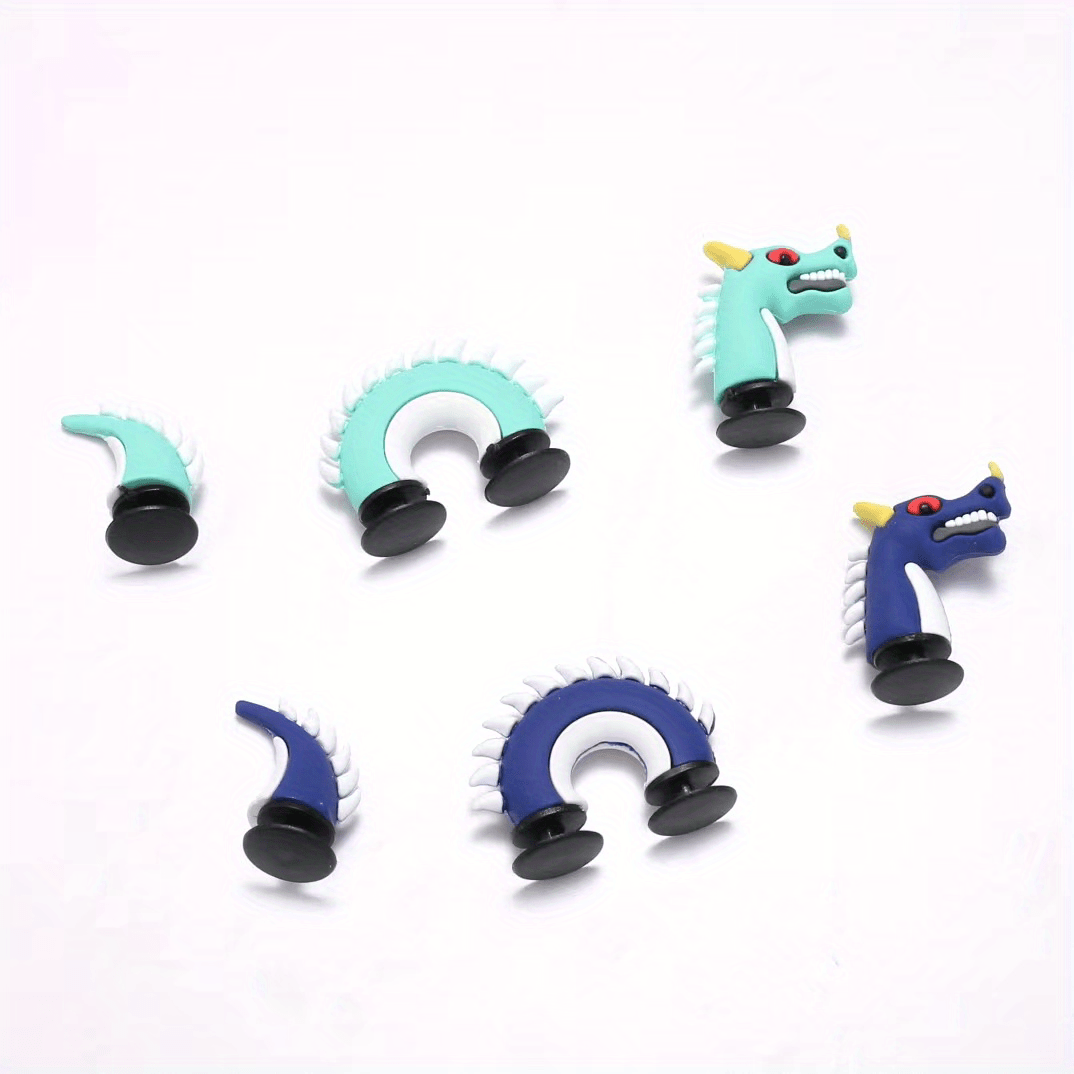 3D Dragon Charms Set for Crocs Shoes - Boys Children Decoration