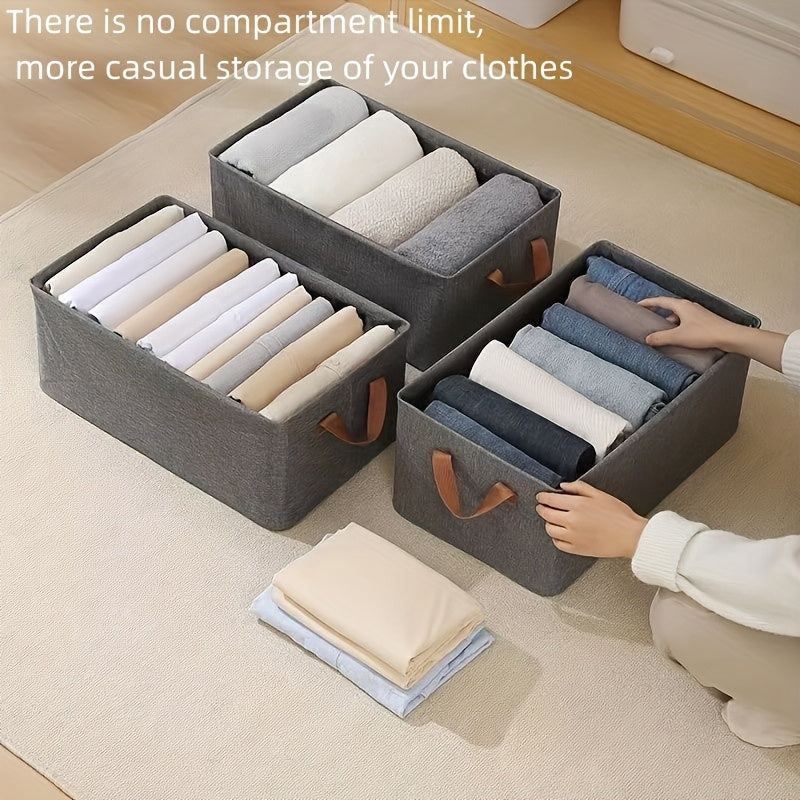1pc Clothes Storage Box for Pants Sweaters Shirts Underwear Socks