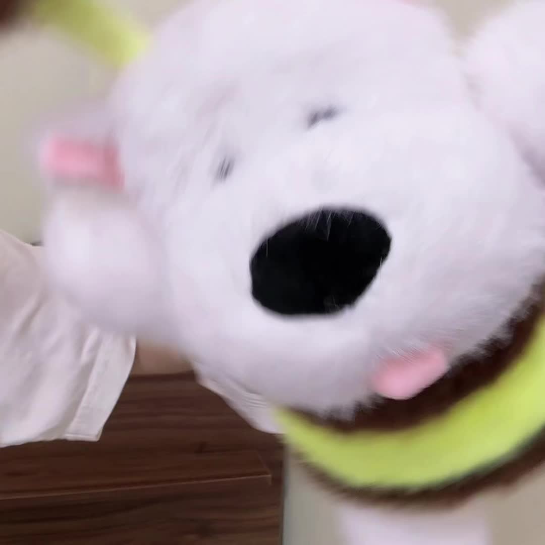 JIAJCHUF Plush Bee Puppy & West Highland Terrier Soft Hug