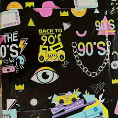 Hip Hop Party Tablecloth Throwback Event Supplies