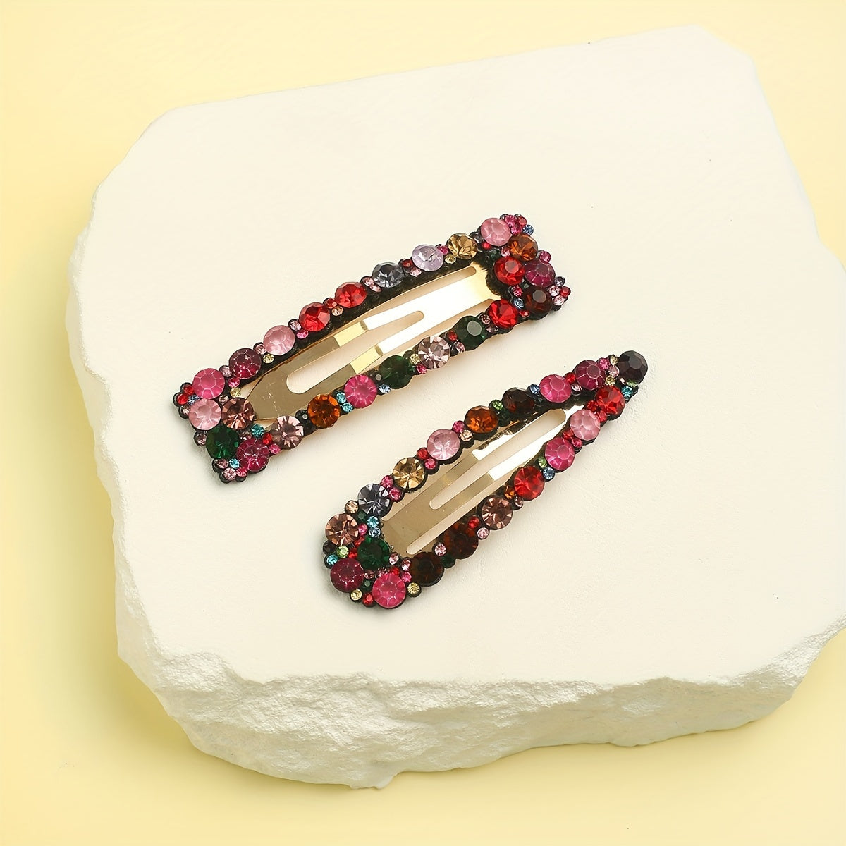 Colorful Rhinestone Hair Clip Metal Hair Clip For Women Girls Hair Clip