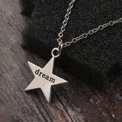 Vintage Goth Star Necklace Women's Men's Necklace