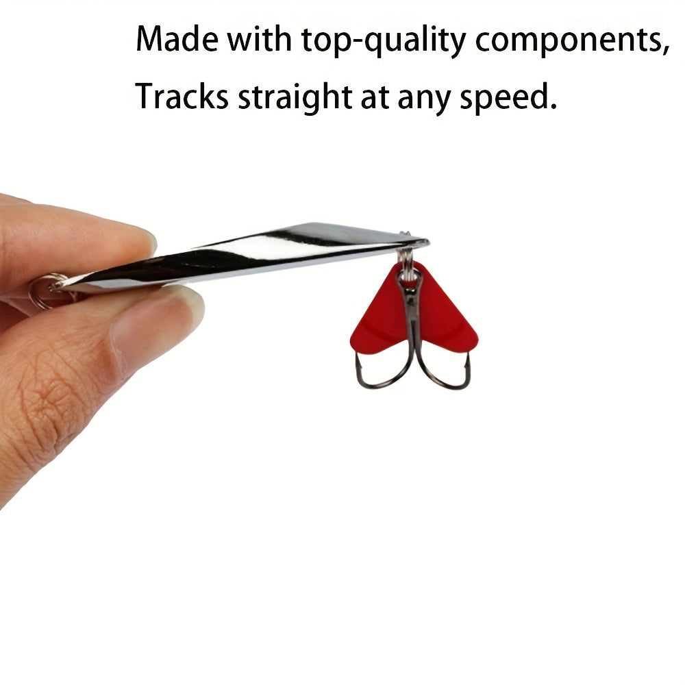 1pc 5 32g Saltwater Fishing Spoon Lure Treble Hook Hard Bait