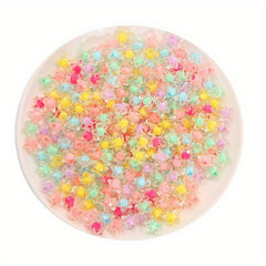 80pcs 1.0 43 Acrylic Mixed Five-pointed Star Beads DIY Jewelry
