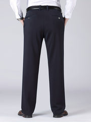 Men's Warm Stretch Dress Pants for Business
