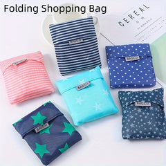 Portable Folding Shopping Bag Tote Bag Supermarket Shopping Bag