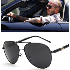 Men's Polarized Aviator Sunglasses Metal Frame