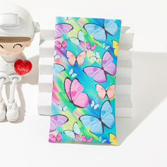 Colorful Butterfly Print Glasses Bag for Women
