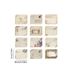 12 Rustic European Style Retro Small Envelopes