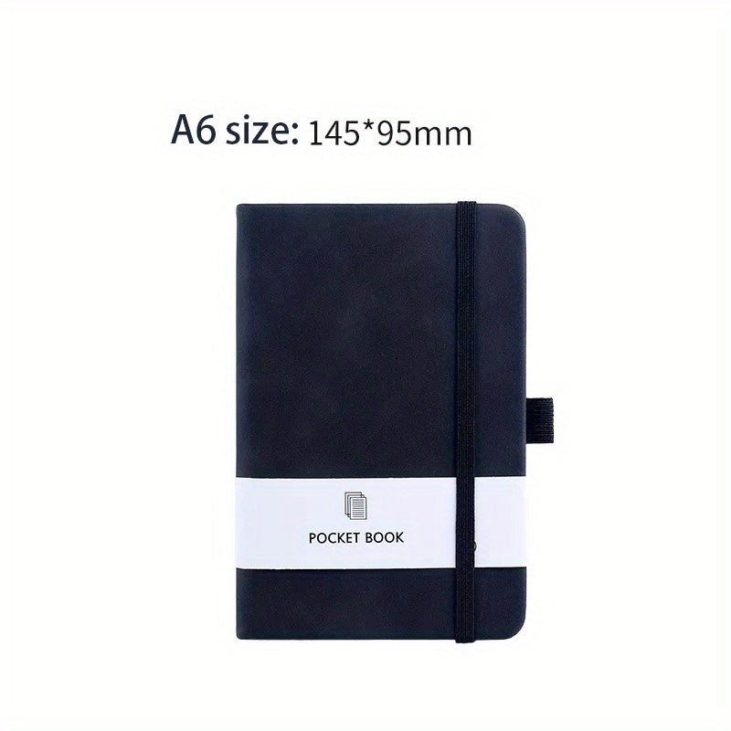 A6 A7 Mini Pocket Ruled Notebook with Pen Holder