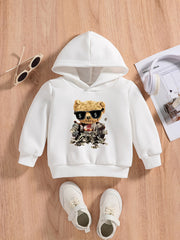 Cash Bear Baby Boys Hooded Sweatshirt Spring Fall