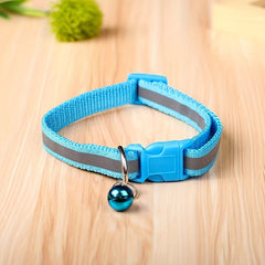 Reflective Pet Collar with Bell for Dogs and Cats