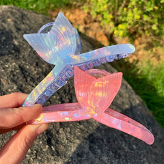 Mermaid Tail Hair Clip Fairy Back Head Hair Clip Women's Hair Accessory