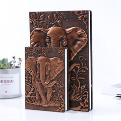 European Embossed Retro Notebook Notepad 100 Sheets