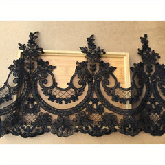 3 Meters Embroidery Border Lace Trimming for DIY Evening Dress