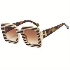 Vintage Tortoiseshell Square Sunglasses UV400