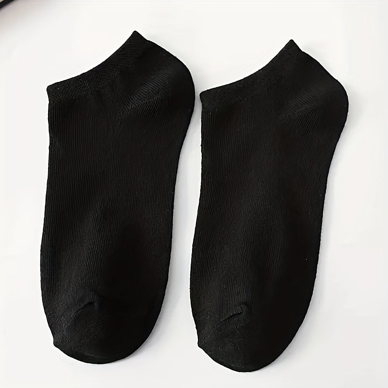 14 Pairs Women's Low Cut Ankle Socks Soft & Lightweight Solid Stockings
