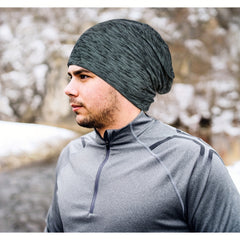 Striped Cotton Pullover Hat Soft Unisex Beanie Hat