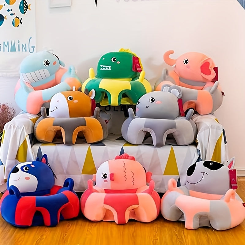 Baby Learning To Sit Sofa Anti-fall Backrest Plush Chair
