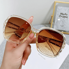 Glitter Gradient Polarized Sunglasses UV400 Sun Shades for Driving