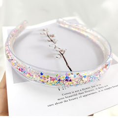 Girls Glitter Sequin Soft Headbands Hair Accessories