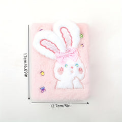 Big Ears Rabbit Plush Doll Decorative Diary Gift