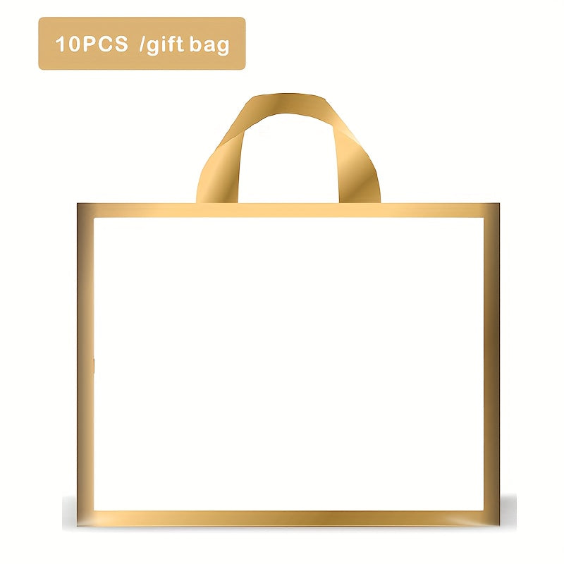Golden Rim Handbag Gift Bag Shopping Bag Multifunctional Clothing Cosmetic