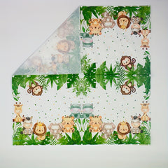 20pcs Jungle Safari Animal Print Napkins for Birthday Party