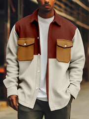 Ethnic Style Men's Long Sleeve Shirt Jacket For Autumn