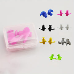 Waterproof Earplugs for Swimming Adults Soft Silicone Case