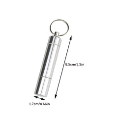 Men's Stainless Steel Gray Waterproof Cigarette Case