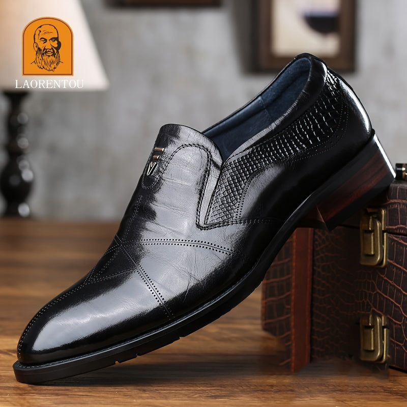 Men's Pointed Toe Dress Shoes For Business Work Office