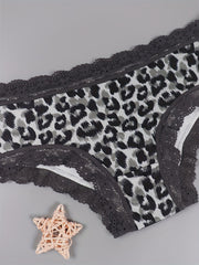 7pcs Contrast Lace Briefs Stretchy Intimates Panties Women's Lingerie