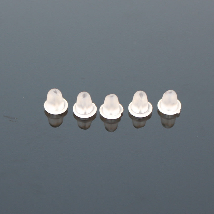 100pcs Invisible Plastic Earring Posts Clear Ear Hole Retainer