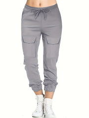  Cargo Jogger Trousers With Flap Pockets
