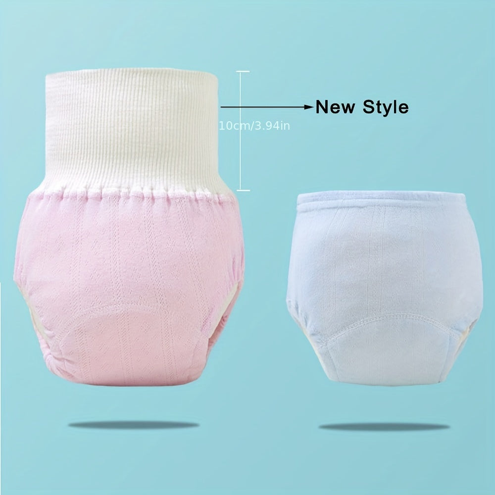 2pcs High Waist Baby Training Pants 6 Layers Gauze Baby Diaper