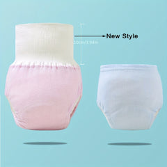 2pcs High Waist Baby Training Pants 6 Layers Gauze Baby Diaper