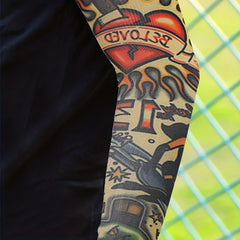 Men's Sunscreen Bleach Art Sleeve for Outdoor Daily Travel