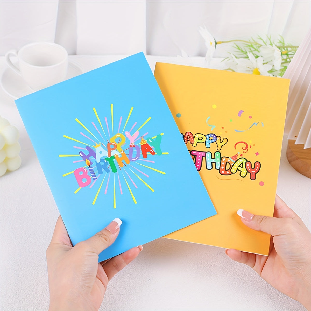 1pcs 3D Birthday Greeting Card with Envelope