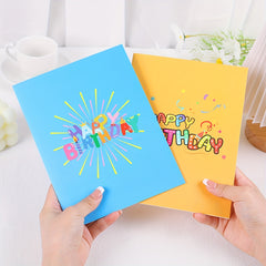 1pcs 3D Birthday Greeting Card with Envelope